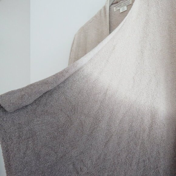 BAREFOOT DREAMS Cozy Chic Lite Ombre Calypso Wrap Open Front Cardigan Bamboo Tan - Picture 13 of 16